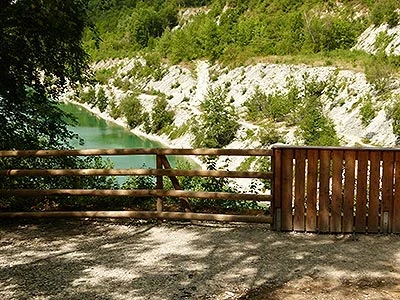 Aussichtsplattform am Canyon in Lengerich