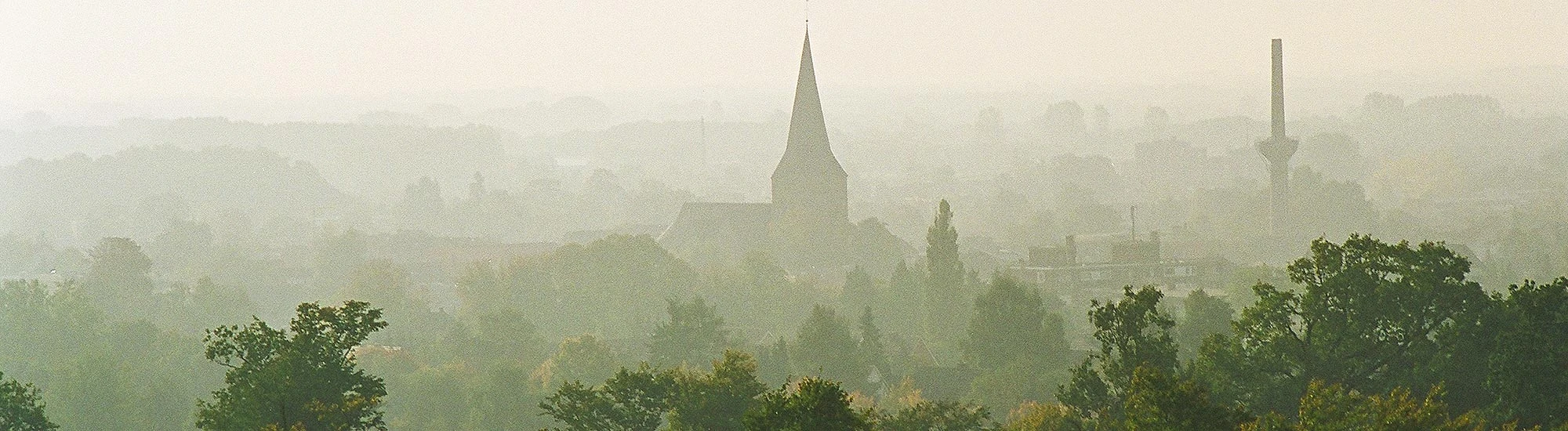 Panorama Lengerich am Frühmorgen